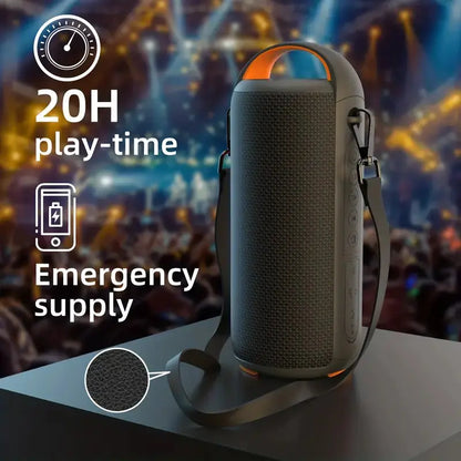 20W Outdoor Wireless Speaker - IPX6 Waterproof, TWS